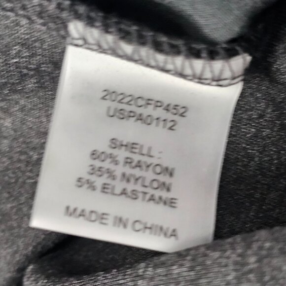 Universal Standard Women's Dark Grey Ankle Zip Pintuck Pants Size 34-36 NWT - Picture 7 of 13